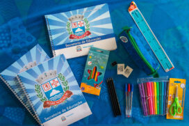 Os kits são formados de acordo com segmento de ensino de cada um para atender as necessidades da rotina de aprendizado.