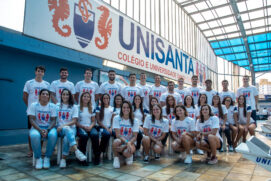A Unisanta apresentou a equipe de natação que representará a instituição na temporada 2023A Universidade Santa Cecília apresentou a equipe de natação que representará a instituição na temporada 2023