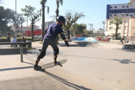 Pista da praça é referência para os skatistas da Região.