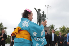 Praça das Gerações lembra 115 anos da imigração japonesa no Brasil