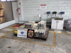 Droga apreendida no Porto de Santos