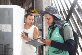 As equipes retornam ao Macuco no sábado (11) para visitar imóveis que estavam fechados nesta quarta-feira
