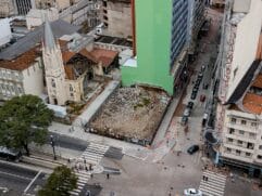 O edifício Wilton Paes de Almeida pegou fogo e desabou há cinco anos