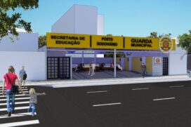 O novo Posto Rodoviário fica ao lado da sede da Secretaria de Educação e terá cobertura