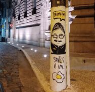 Artista estará presente na exposição nos dias 02 e 03, das 17 às 20 horas, desenvolvendo um painel ao vivo