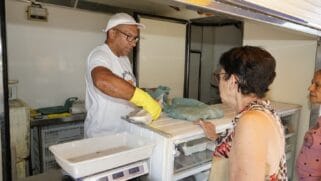 o Caminhão do Peixe mais que dobrou a meta de pescados comercializados durante a Semana Santa