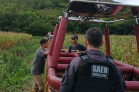 Balão com 9 pessoas cai em Santa Catarina