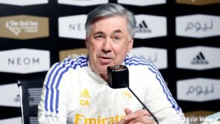 Ancelotti garantiu que seu foco está nos próximos jogos