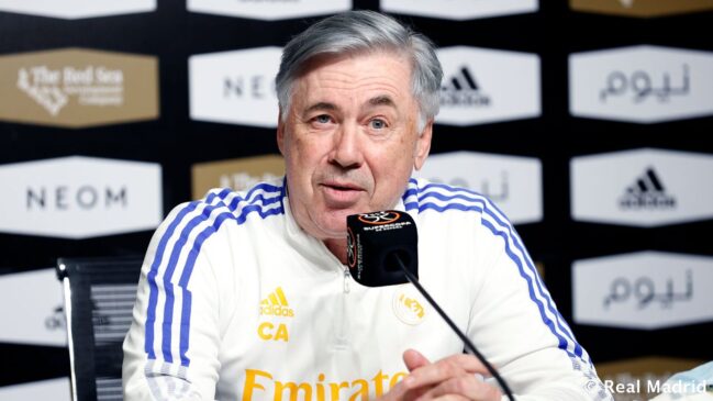 Ancelotti garantiu que seu foco está nos próximos jogos
