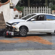 Nenhum dos envolvidos no acidente ficou gravemente ferido