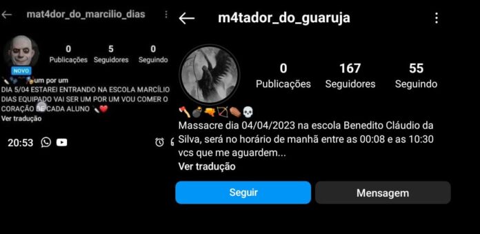 Ameaças surgiram durante o fim de semana, em Guarujá