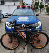 Bicicleta foi recuperada na orla do José Menino.