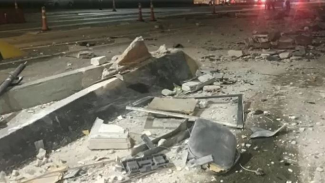 O acidente aconteceu à 1h50 desta quinta-feira (6), no km 282 da rodovia Washington Luís