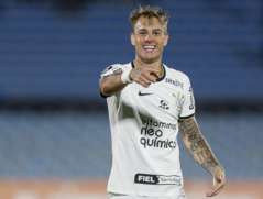 Róger Guedes fez o segundo gol da vitória aos 42 minutos do segundo tempo