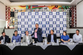 Márcio Cabeça (Republicanos) comandou a primeira reunião presencial do Condesb após a pandemia de Covid 19