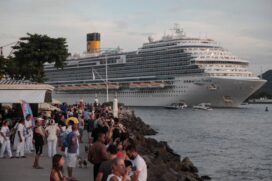 Foi a maior movimentação de turistas do Porto de Santos dos últimos dez anos