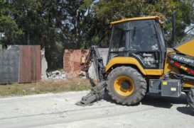 A cidade de Mongaguá intensificou as ações de combate a construções irregulares
