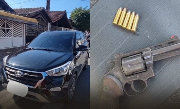 Trio foi preso após roubar carro