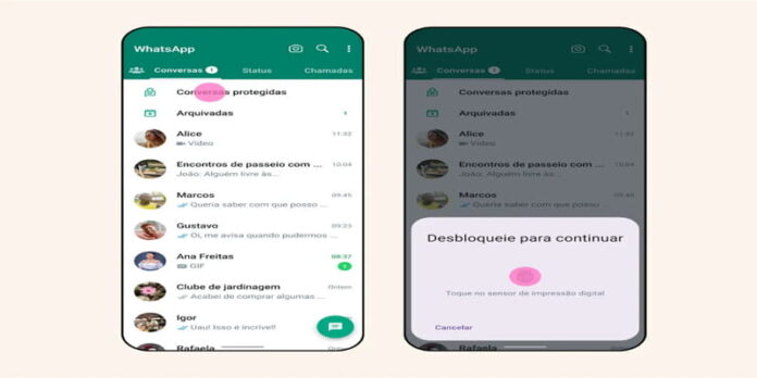 Conversas são armazenadas em pasta segura
