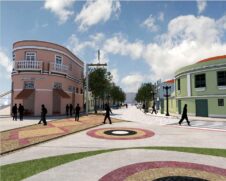 O espaço urbano foi privilegiado no projeto da Prefeitura, uma vez que as novas calçadas serão em concreto desempenado, cobrindo 1.033m², permitindo total acessibilidade, e contarão com cerca de 600m² de decoração em pedra portuguesa