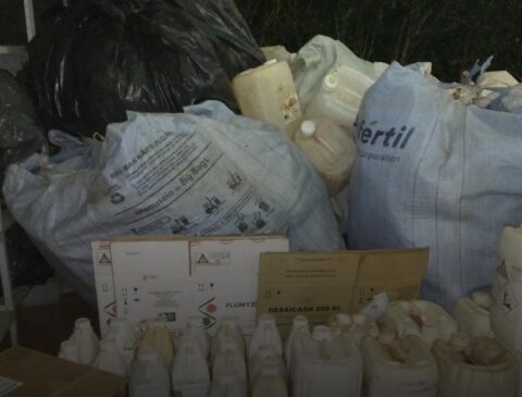 Policiais encontraram agrotóxicos após denúncia anônima