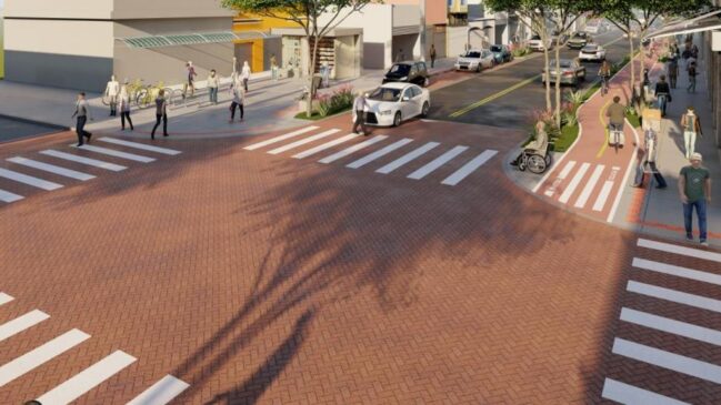 Via será remodelada com melhorias de mobilidade, acessibilidade e de paisagismo