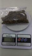 No pacote havia 48g de maconha, 20g de cocaína e 12g de haxixe