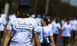 A caminhada encerrou a 84ª Semana Brasileira de Enfermagem, com o objetivo de mostrar a importância do trabalho das equipes multidisciplinares no cuidado em saúde