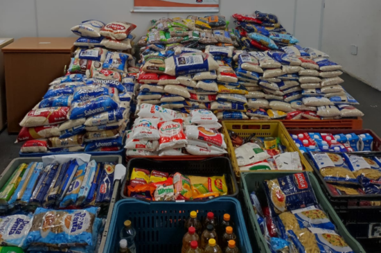 Os alimentos recolhidos em outros eventos recentes já foram repassados pelo Fundo Social às famílias em situação de maior vulnerabilidade