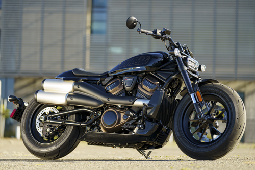 A Sportster S traz as tecnologias de segurança do Cornering Rider Safety Enhancements da Harley-Davidson