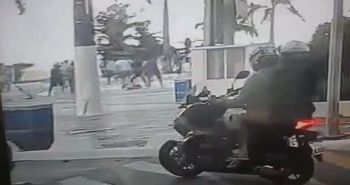 O crime aconteceu na Praia de Pitangueiras e foi atendido pela Guarda Civil Municipal (GCM).