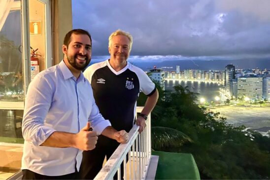 Durante encontro, o prefeito detalhou sua experiência em solo americano e como o intercâmbio pode acrescentar em sua carreira
