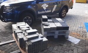 Receita Federal frustrou a tentativa de envio ao exterior de mais de uma tonelada de cocaína