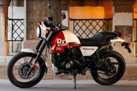 O motor monocilíndrico LS411 é o mesmo da Himalayan