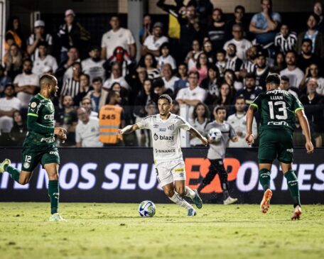 Santos e Palmeiras só empataram na Vila Belmiro