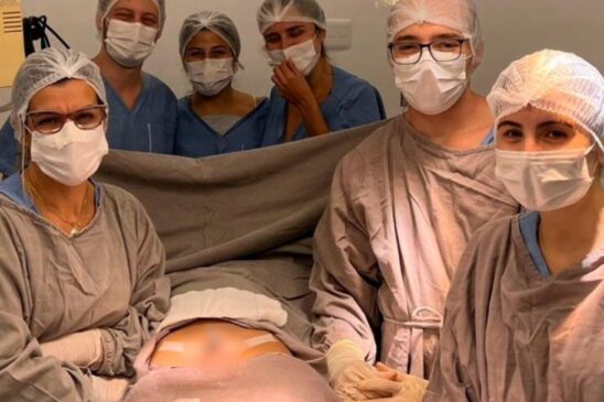 A cirurgia teve duração de 30 minutos e foi comandada pela cirurgiã Rita de Cássia Fernandes Simões