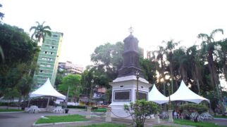 Praça 22 de Janeiro, em São Vicente