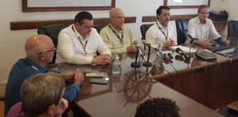 Autoridade Portuária de Santos (APS) em encontro com a imprensa nessa terça, dia 06
