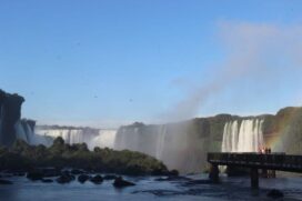 Rio Iguaçu, nas Cataratas do Iguaçu