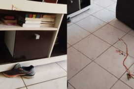 Os investigadores da DIG identificaram dentro do apartamento de Lindsey, que houve luta corporal entre a vítima e o responsável pelo crime.