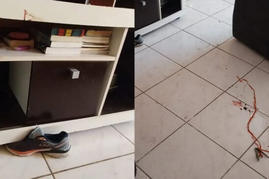 Os investigadores da DIG identificaram dentro do apartamento de Lindsey, que houve luta corporal entre a vítima e o responsável pelo crime.