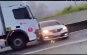 O incidente ocorreu na Rodovia Anhanguera, em Cajamar, na Grande São Paulo.