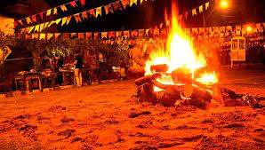As festas juninas, com fogueiras, fogos de artifícios e bebidas quentes, exigem cuidados redobrados