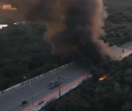 O incêndio não teve vítimas e não causou maiores prejuízos.