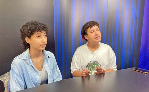 Adrie Marques e Matheus Café estão prontos para os desafios que o Centro dos Estudantes irá enfrentar