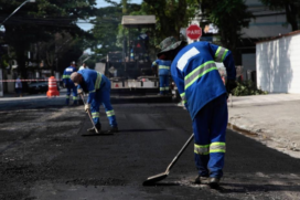 Programa vai contemplar nove ruas no Embaré e Gonzaga com recapeamento e pavimentação