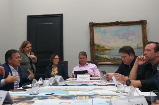 Prefeito Ademário se reuniu com o Governador do Estado de SP Tarcísio de Freitas
