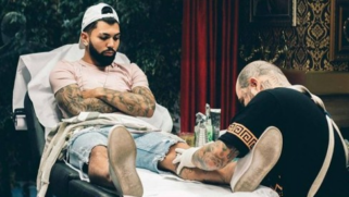 Gabigol e Adão Rosa.