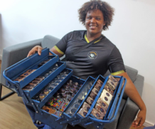 Gabriel, que se forma este ano no curso de Gastronomia, sonha em ser um grande confeiteiro