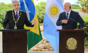Brasil e Argentina estreitaram laços após a eleição do presidente Lula (dir.)
